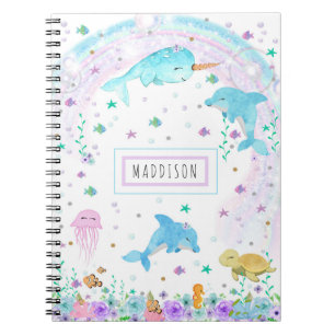 Debajo del cuaderno espiral del mar