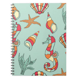 Debajo del cuaderno espiral del mar