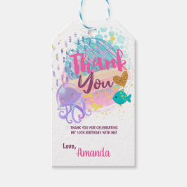 Debajo del mar Etiquetas de regalo