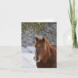 Debajo del muérdago, navidad del caballo