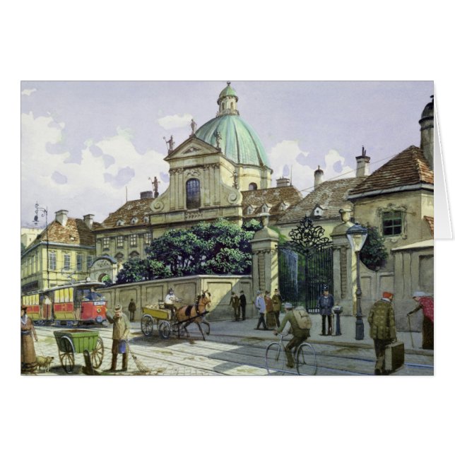 Debajo del palacio del belvedere en Viena (Anverso (Horizontal))