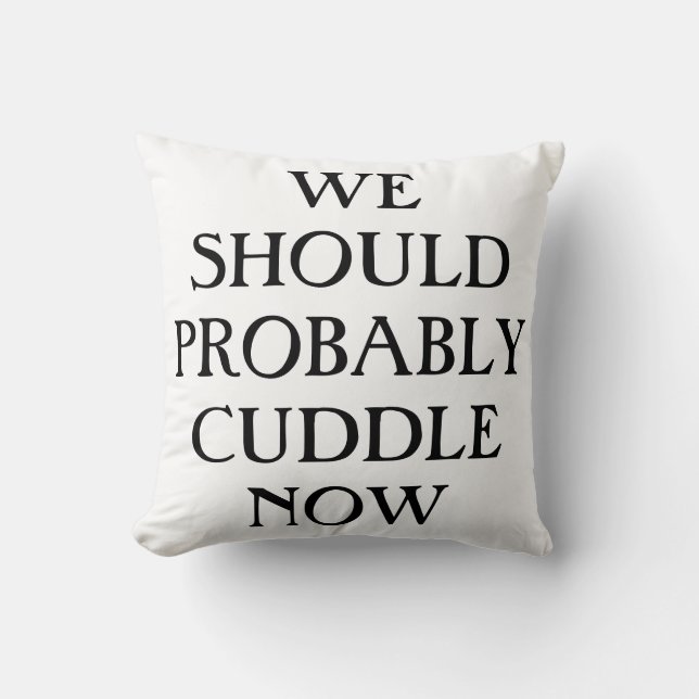 Debemos abrazar probablemente la almohada ahora (Anverso)
