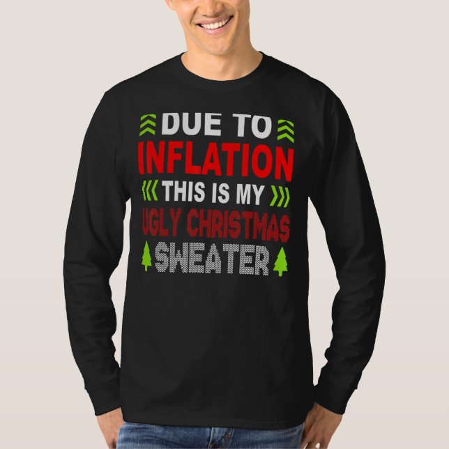 Debido a la inflación, este es mi suéter feo para  (Anverso)