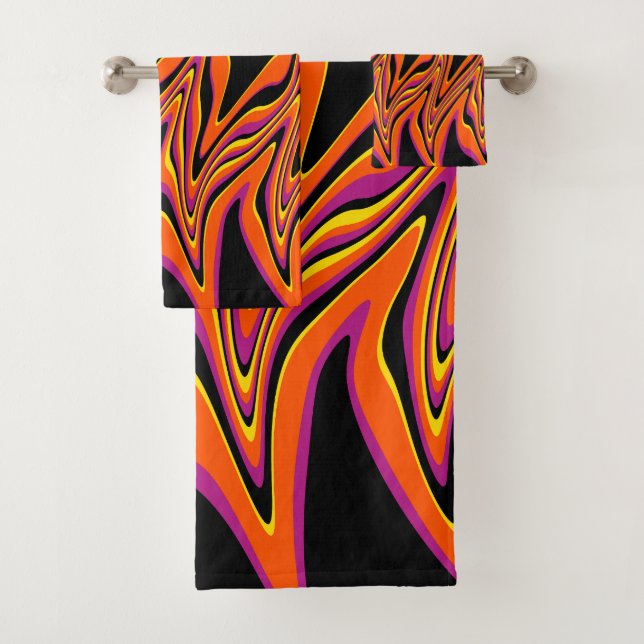 Debilitado en negro, rosa, Naranja y amarillo (In situ)