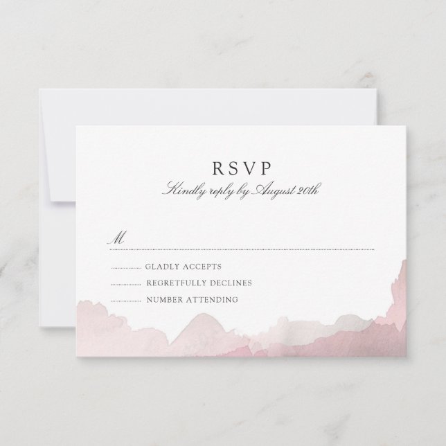 Debonair Rubor Pink RSVP (Anverso)