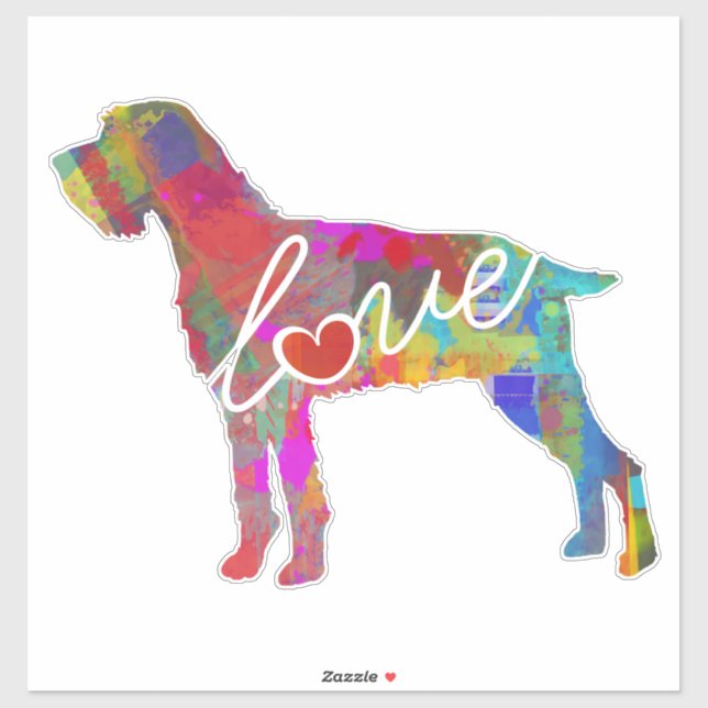 Decal de amor / Pegatina de punteros con cable ale (Hoja)