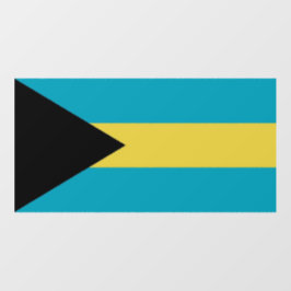 Decal de la planta con bandera de Bahamas