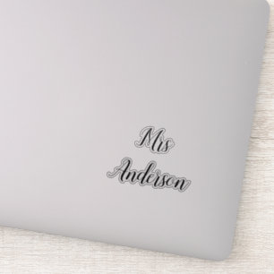 Decal elegante Pegatina de boda personalizada