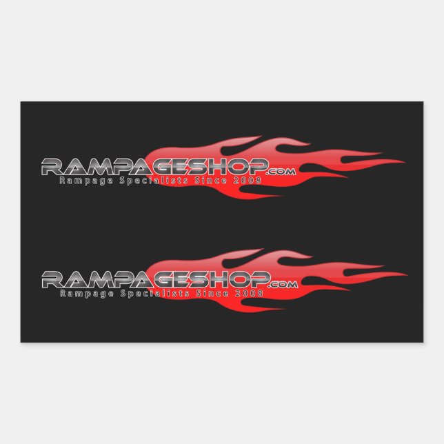 Decal / Pegatina - Negro medio x 8 (Anverso)