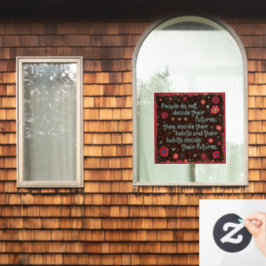 Decida Sus Hábitos Vinilo para Ventana “Inspirivit