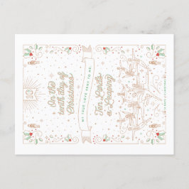 DÉCIMO DÍA de NAVIDAD/de postal del navidad