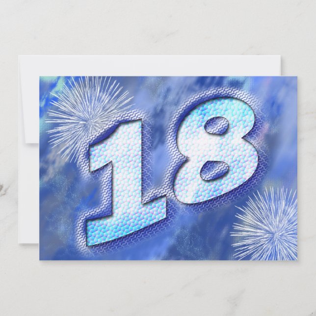 décimo octava invitación de la fiesta de (Anverso)