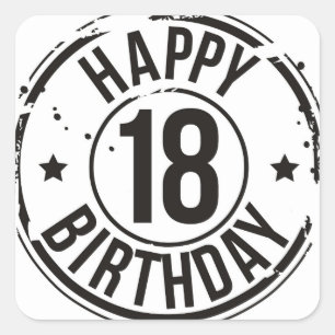 décimo octavo EFECTO del SELLO del CUMPLEAÑOS