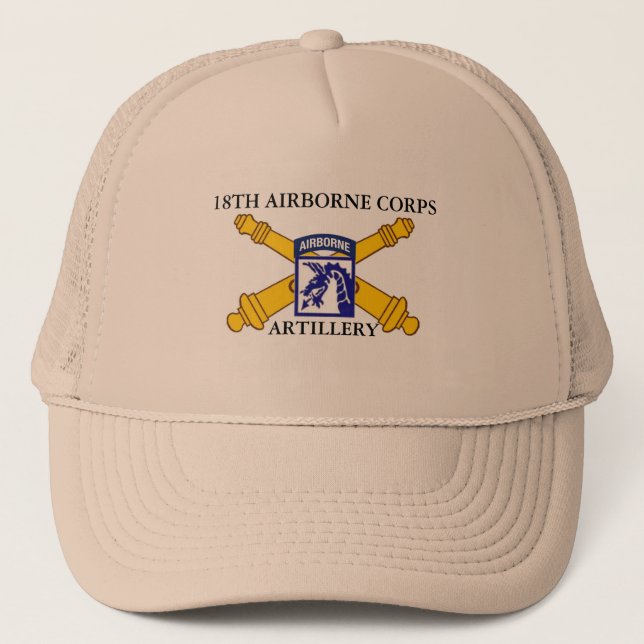 décimo octavo GORRA AEROTRANSPORTADO de la (Anverso)