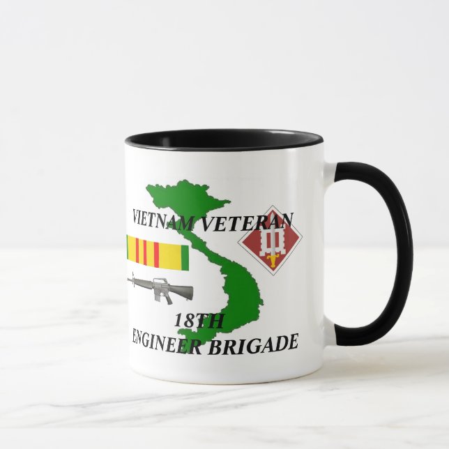 décimo octavo Tazas de café del veterano de (Derecha)