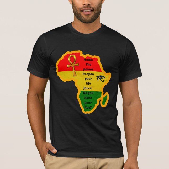 Decimoctavo Poder Africano Cita Camiseta Camiseta (Anverso)