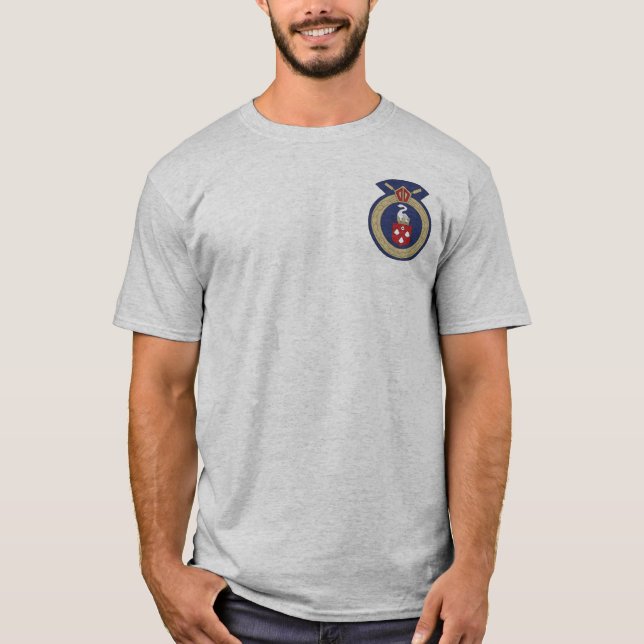 décimotercero Logotipo blanco de la camiseta de (Anverso)
