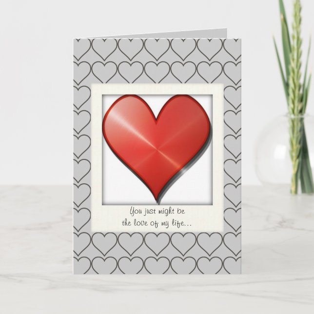 Decir adiós la tarjeta para los amantes cruzados (Anverso)