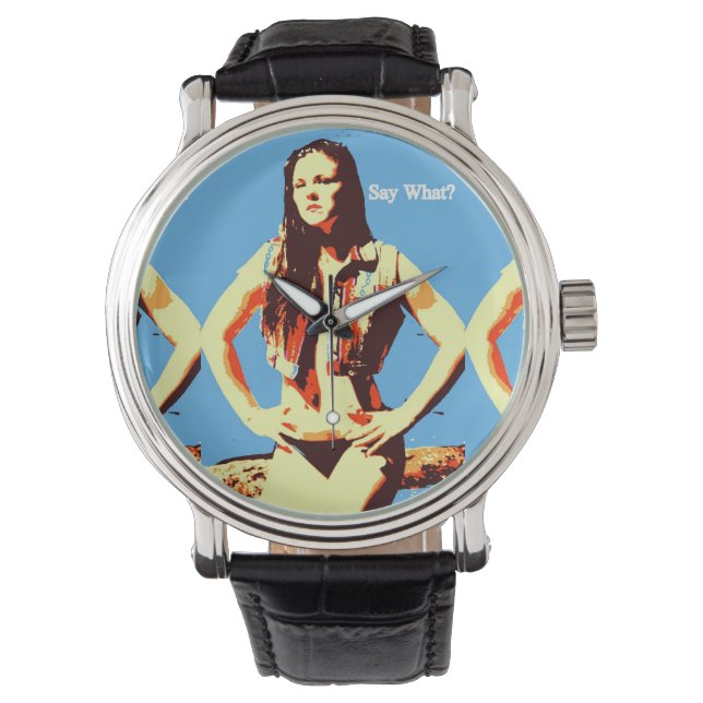 decir qué reloj de pulsera (Anverso)