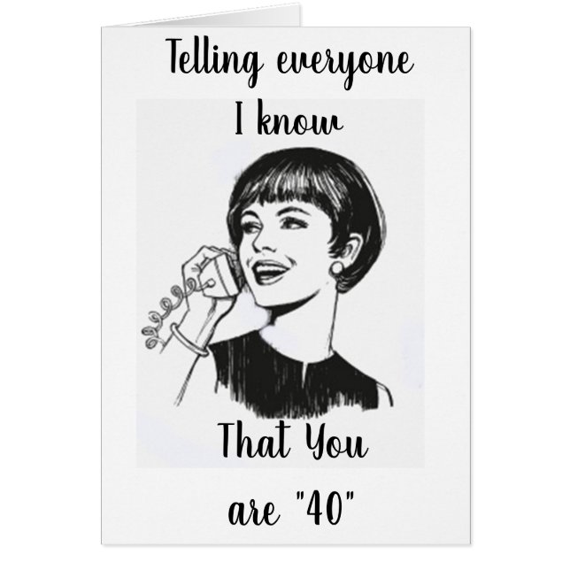 DECIRLE A TODOS PERO NO CREERÁN QUE TIENES 40 (Frente)