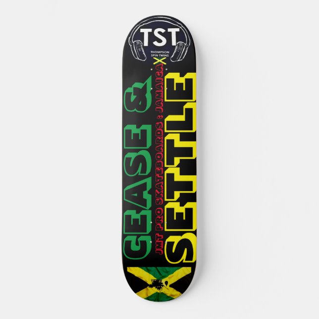 DECK DE PATINETA CEASE AND SETTLE 8 1/4" (Anverso)