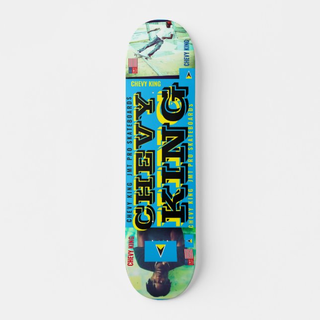DECK DE PATINETA CHEVY KING OFICIAL 7 3/4" (Anverso )