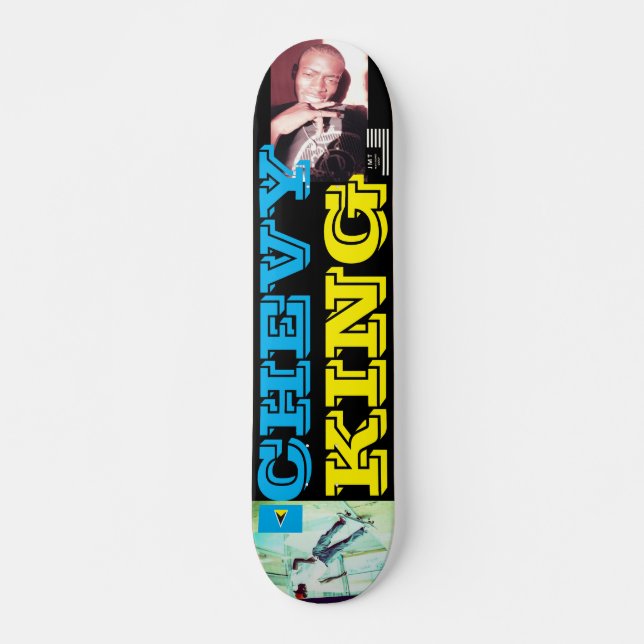 DECK DE PATINETA CHEVY KING OFICIAL JMT 7 3/4" (Anverso )