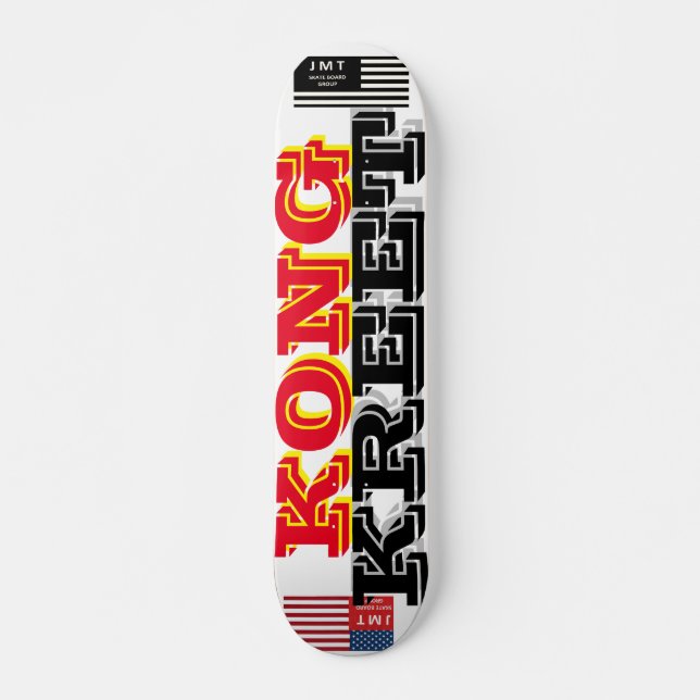DECK DE PATINETA KONG KREET OFICIAL 7 3/4" (Anverso )