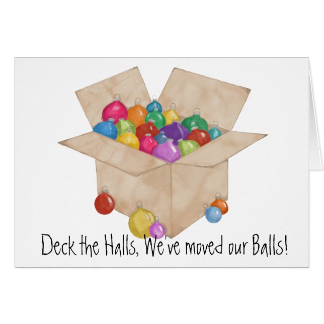 ¡Deck los pasillos, hemos movido nuestras bolas! (Anverso (Horizontal))