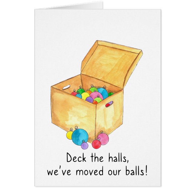 ¡Deck los pasillos, hemos movido nuestras bolas! (Frente)