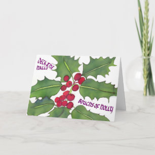 Deck the Halls Navidad Card