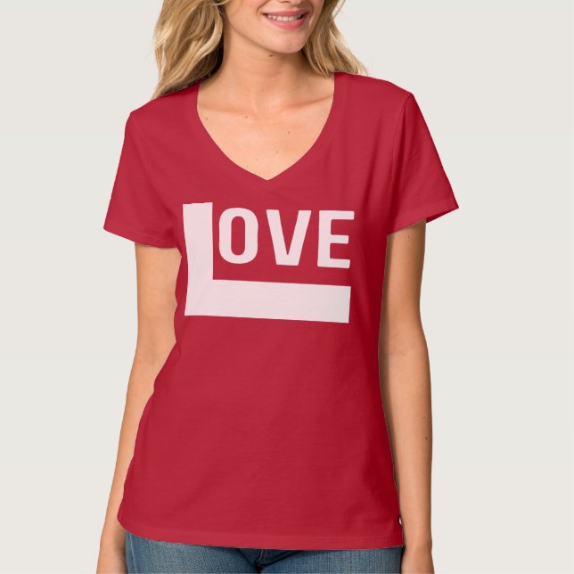 Declaración de amor camiseta roja (Anverso)