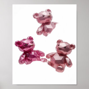 Declaración de arte abstracto elegante plateado Di