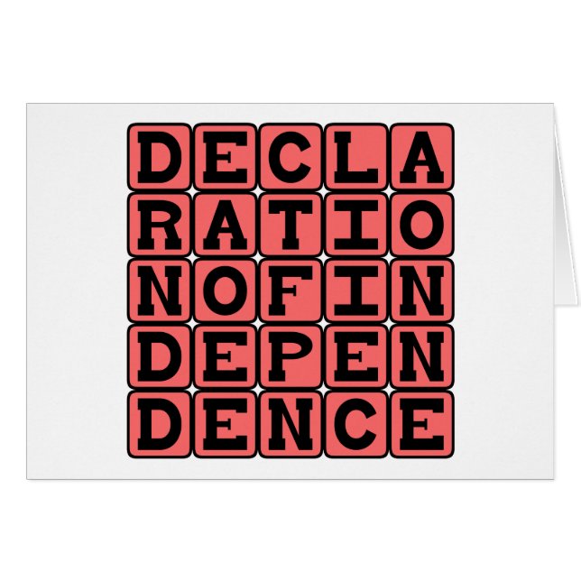 Declaración de Independencia (Anverso (Horizontal))