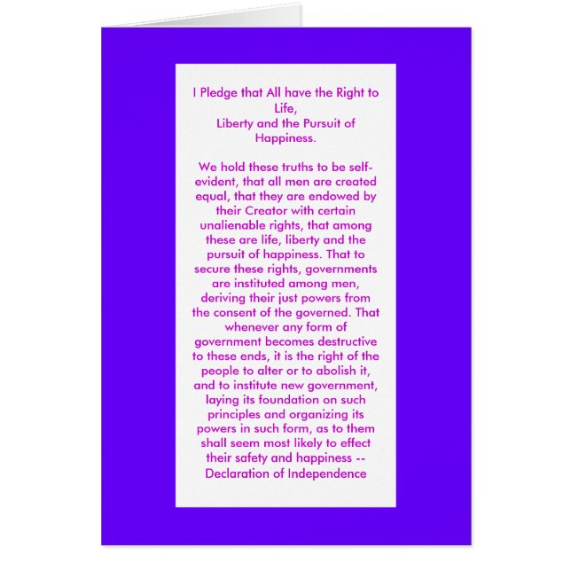 Declaración de Independencia Gibney El MUSEO Zaz (Frente)