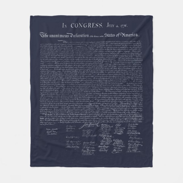 Declaración de Independencia - manta (Anverso)