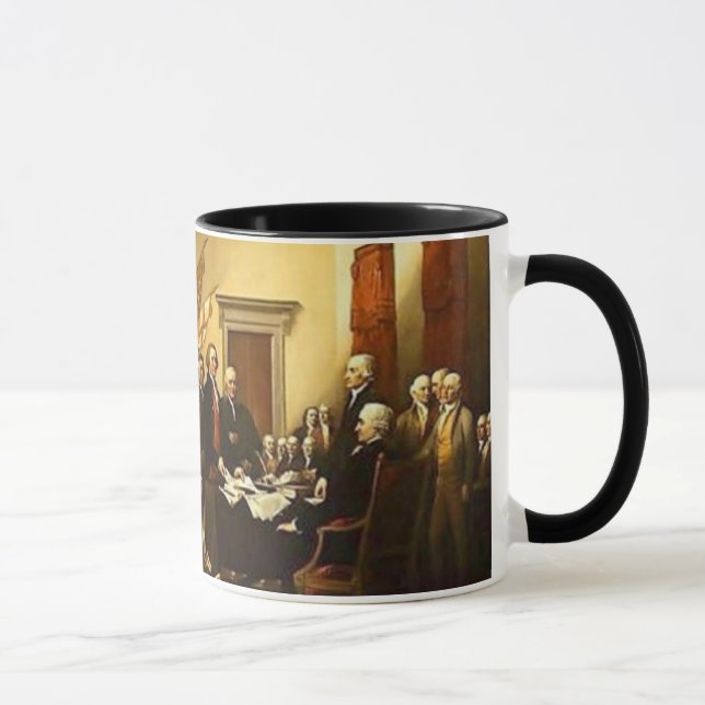 Declaración de Independencia por la taza de Juan (Derecha)