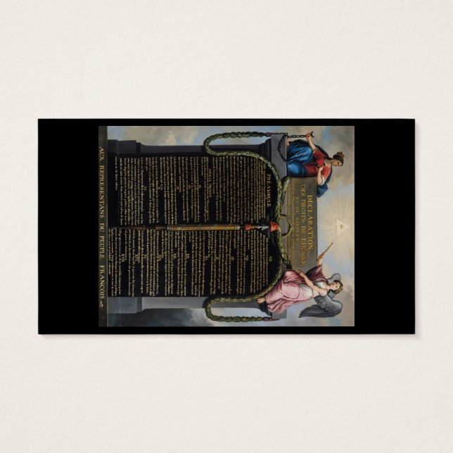 Declaración de los Derechos del Hombre y del Ciuda (Atrás)