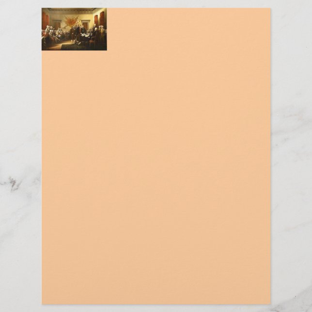 Declaración de membrete de independencia (Anverso)