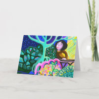 Declaración romántica de la tarjeta de amor