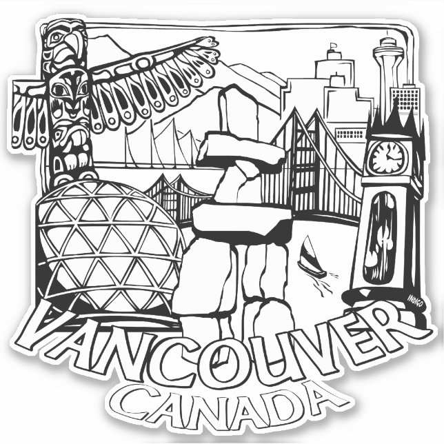 Declaraciones emblemáticas de Vancouver, Pegatina  (Anverso)