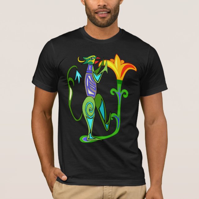 Deco De Arte Egipcio Con Camiseta De Flor De Lotus (Anverso)