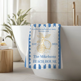 Deco de la Casa de Playa de Limón Costera y Famili