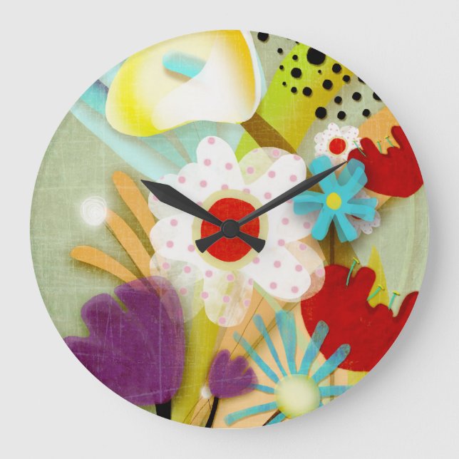 Decor del hogar del reloj de pared 2012 (Anverso)