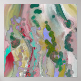 Decoración a la moda del poster de arte Digital Re