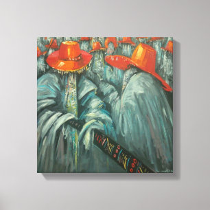 decoración africana de la pared