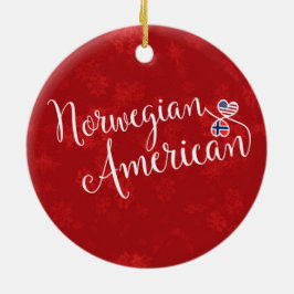 Decoración americana noruega del día de fiesta de