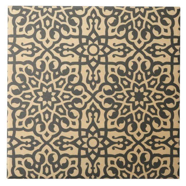 Decoración antigua de tejas viejas cerámicas (Frente)