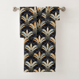 Decoración Art Deco Azul y Oro