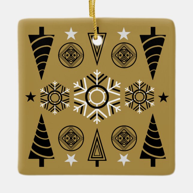 Decoración Art Nouveau Navidad (Anverso)
